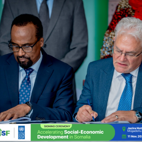 UNDP and Hormuud Salaam Foundation partner to boost jobs in Somalia’s green and blue economy