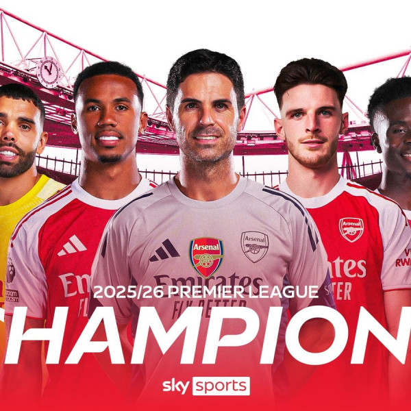 Arsenal win Premier League title for first time in 22 years