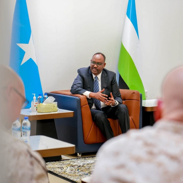 Puntland President Deni met AFRICOM officials in Bosaso to discuss a proposed US base and maritime security cooperation, Aug 31, 2026